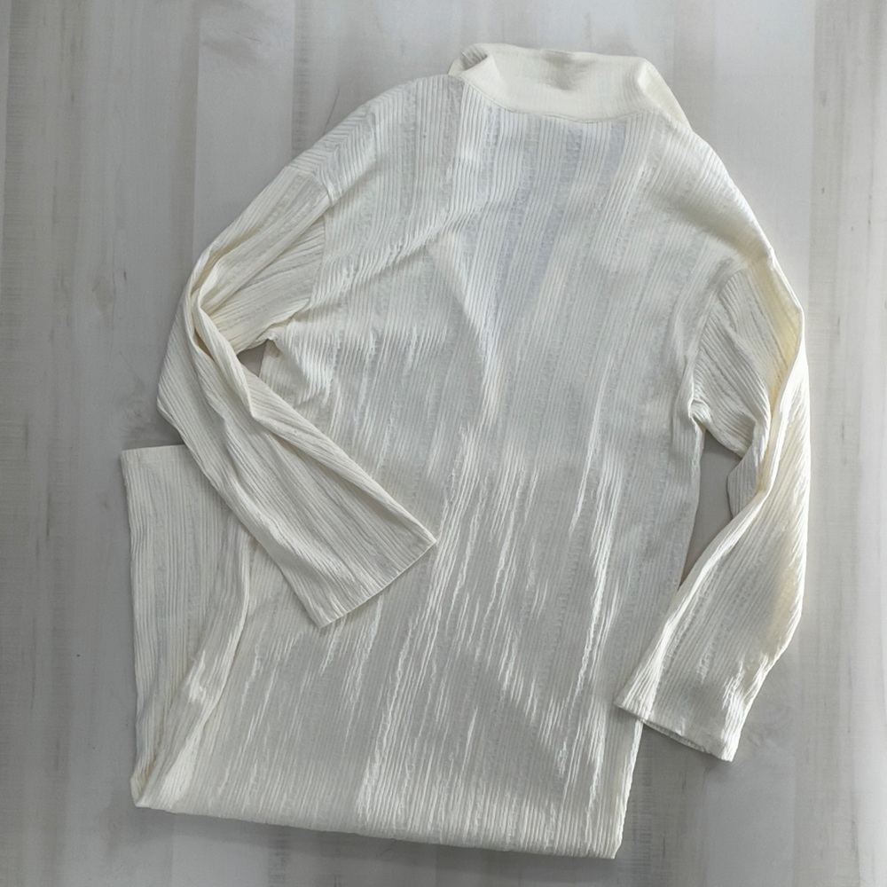 nwt FREE PEOPLE endless summer aster collar midi textured cream dress M - Picture 4 of 5